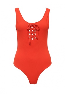 Купальник LOST INK LACE UP FRONT SWIMSUIT
