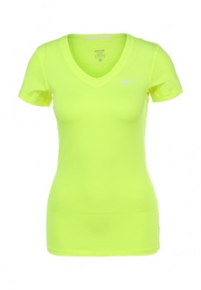 Футболка спортивная Nike NIKE PRO SS V-NECK