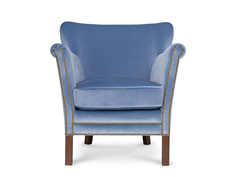 Кресло cas (myfurnish) голубой 68x75x70 см.