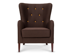 Кресло moriarty (myfurnish) коричневый 76x102x90 см.