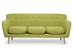 Диван oslo xl (myfurnish) зеленый 210x83x89 см.