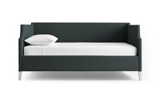 Диван eton (myfurnish) черный 227x96x110 см.