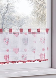 Кухонная штора Иоланда (1 шт.) (красный) Bonprix
