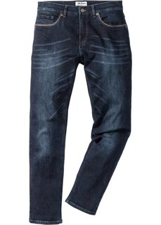 Джинсы-стретч Slim Fit Straight, cредний рост (N) (темно-синий) Bonprix