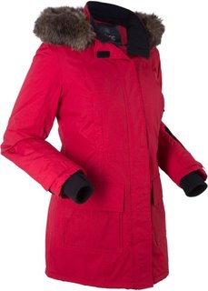 Функциональная куртка-парка на ватной подкладке (темно-красный) Bonprix