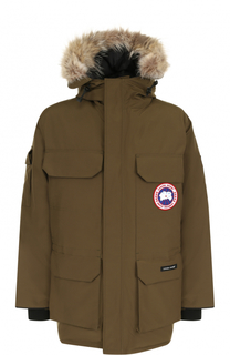 Пуховая парка Expedition с меховой отделкой капюшона Canada Goose
