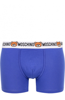 Хлопковые боксеры с широкой резинкой Moschino