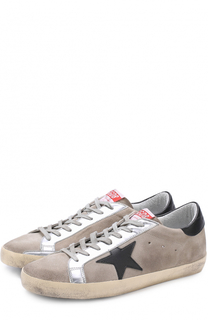 Замшевые кеды SuperStar с аппликацией Golden Goose Deluxe Brand