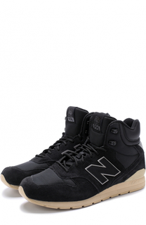 Высокие комбинированные кроссовки 996 на шнуровке New Balance