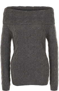 Кашемировый пуловер фактурной вязки Ralph Lauren