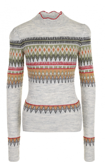 Шерстяной свитер с принтом Isabel Marant Etoile