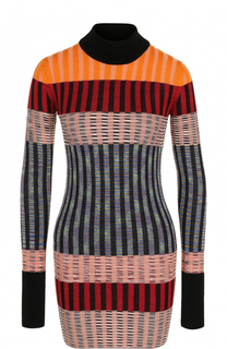 Шерстяное облегающее мини-платье Missoni