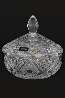 Конфетница с крышкой 15 см Crystalite Bohemia