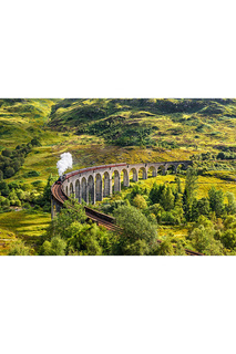 Холст "Жд мост в горах" Ecoramka