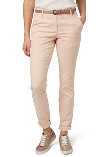 брюки Slim Chino с ремнем Tom Tailor