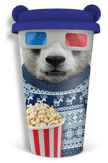 Стакан для кофе Panda Mustard