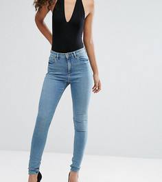 Выбеленные джинсы скинни ASOS TALL RIDLEY - Синий
