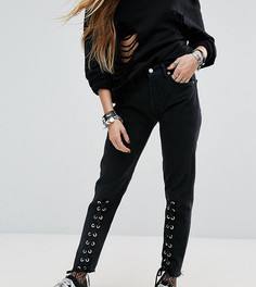 Джинсы со шнуровкой Reclaimed Vintage Revived Levis - Черный