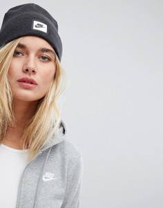 Шапка-бини с логотипом Nike - Черный