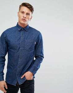 Темно-синяя джинсовая рубашка свободного кроя Jack & Jones Intelligence - Синий