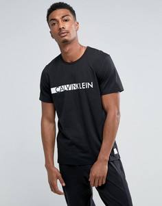 Черная футболка с логотипом Calvin Klein - Черный