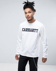 Футболка классического кроя с длиными рукавами Carhartt WIP - Белый