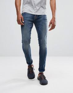 Синие джинсы скинни Nudie Jeans Co - Темно-синий