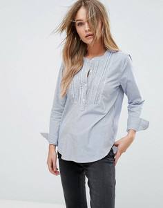 Рубашка со свободными рукавами Abercrombie & Fitch - Синий