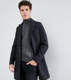 Двубортное пальто в клетку Only & Sons - Серый