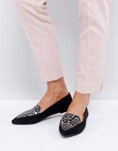 Балетки ASOS LEYTON - Черный