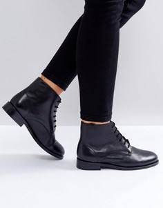 Кожаные ботинки на шнуровке Park Lane - Черный