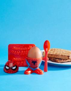 Подставка для яйца и штамп для тостов в стиле Человека-паука Marvel Comics - Мульти Paladone