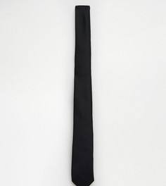 Черный узкий галстук ASOS TALL - Черный