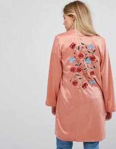 Шелковистое кимоно Vero Moda - Розовый