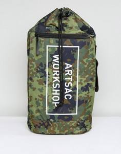 Рюкзак дафл Artsac Workshop - Зеленый
