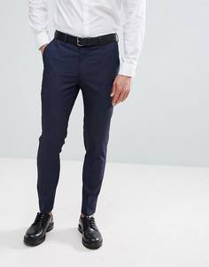 Облегающие брюки Burton Menswear - Темно-синий