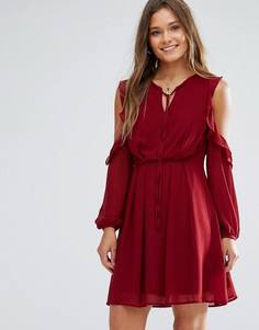 Платье с оборками Lunik - Красный