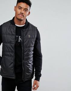 Черный дутый жилет Luke Sport Gilner - Черный