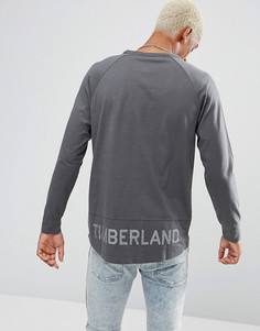 Темно-серый свободный лонгслив Timberland - Серый