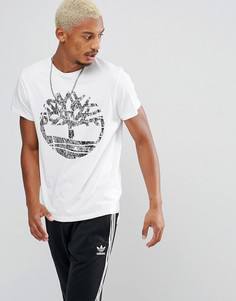Белая футболка с логотипом Timberland Scratch Tree - Белый