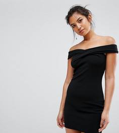 Платье миди с открытыми плечами эксклюзивно для Bec & Bridge Luxe - Черный