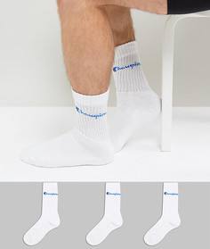 3 пары спортивных носков Champion - Белый