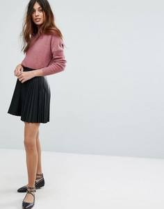 Плиссированная мини-юбка Vero Moda - Черный
