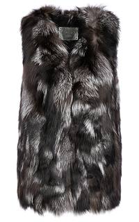 Жилет из меха чернобурой лисы Virtuale Fur Collection