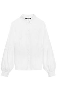 Белая хлопковая блузка La Reine Blanche