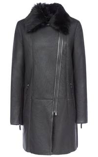 Дубленка из овчины на молнии La Reine Blanche