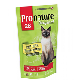 Корм Pronature 28 Мясной Праздник цыпленок, лосось и ягненок 350g для кошек 102.413