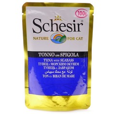 Корм Schesir 1085 Тунец и окунь 100g для кошек 132.С565