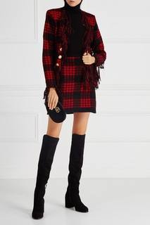 Замшевые сапоги Stuart Weitzman