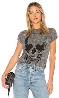 Футболка capri vintage skull - Lauren Moshi